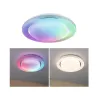 Applique/plafonnier Rainbow Dynamic RGB Tunable White 350mm Blanc/Chrome 230V Synthétique/Métal