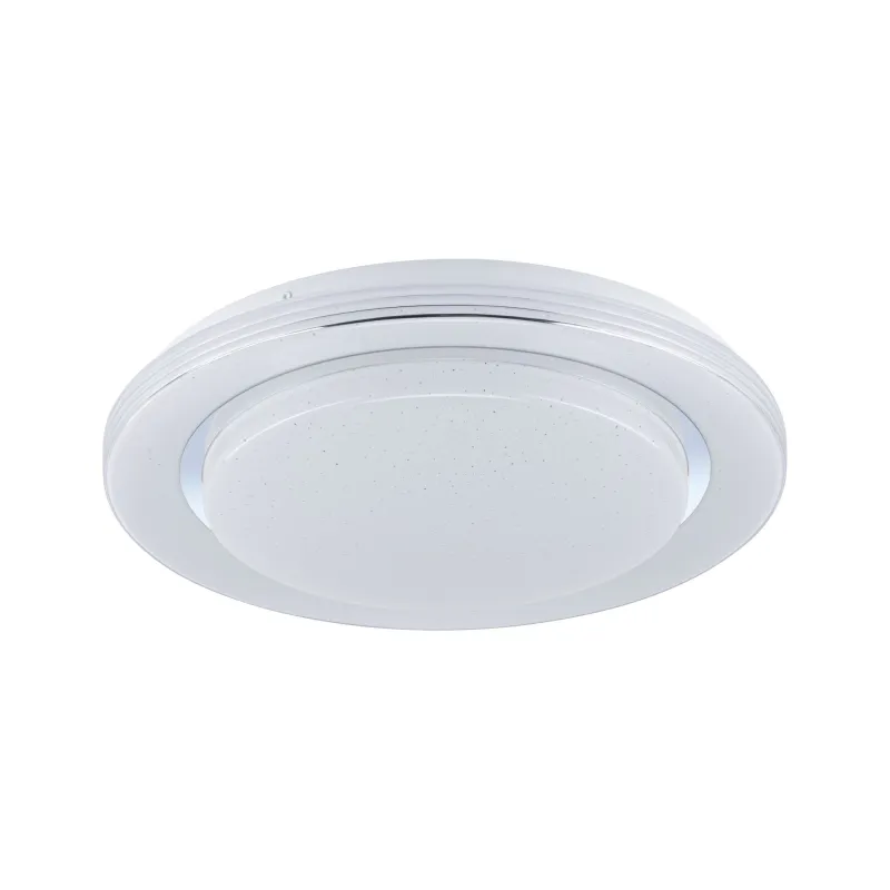 Applique/plafonnier Rainbow Dynamic RGB Tunable White 350mm Blanc/Chrome 230V Synthétique/Métal