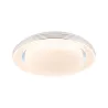 Applique/plafonnier Rainbow Dynamic RGB Tunable White 350mm Blanc/Chrome 230V Synthétique/Métal