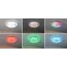 Applique/plafonnier Rainbow Dynamic RGB Tunable White 350mm Blanc/Chrome 230V Synthétique/Métal