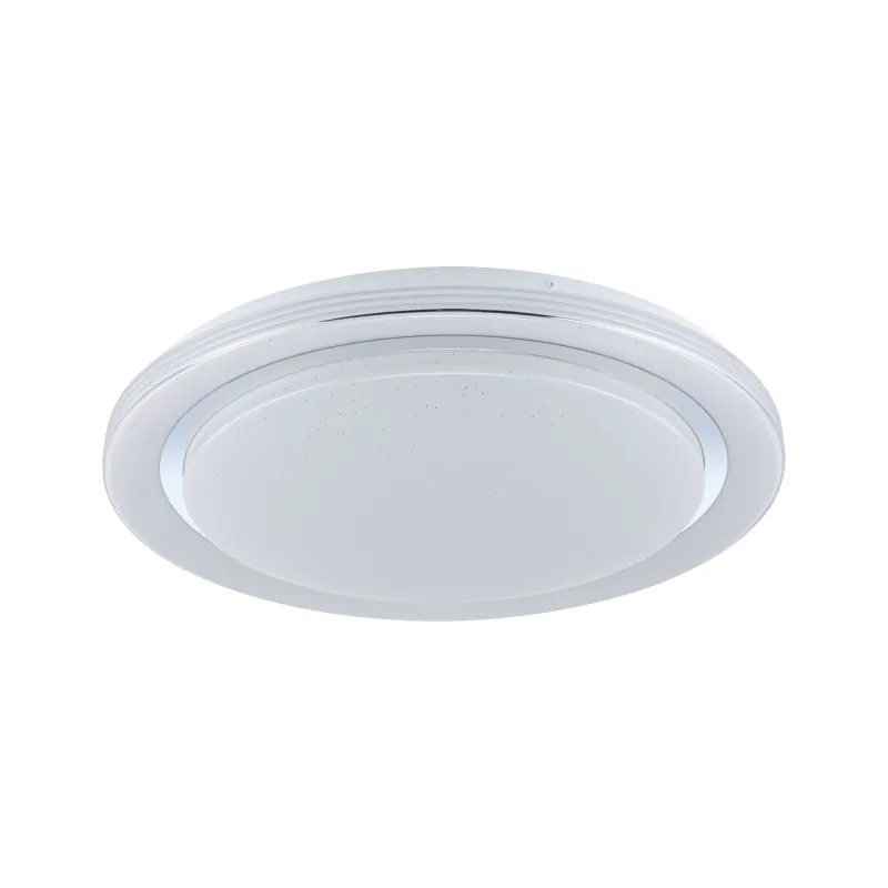 Applique/plafonnier Rainbow Dynamic RGB Tunable White 450mm Blanc/Chrome 230V Synthétique/Métal