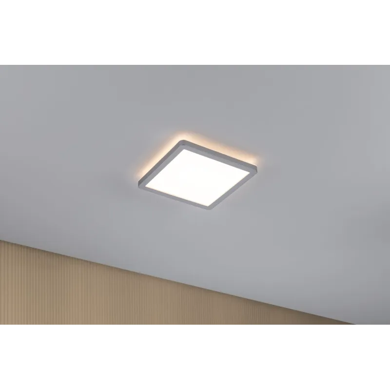 Panneau Atria Shine 11,2W 3000K 190x190mm 230V chrome dépoli plastique