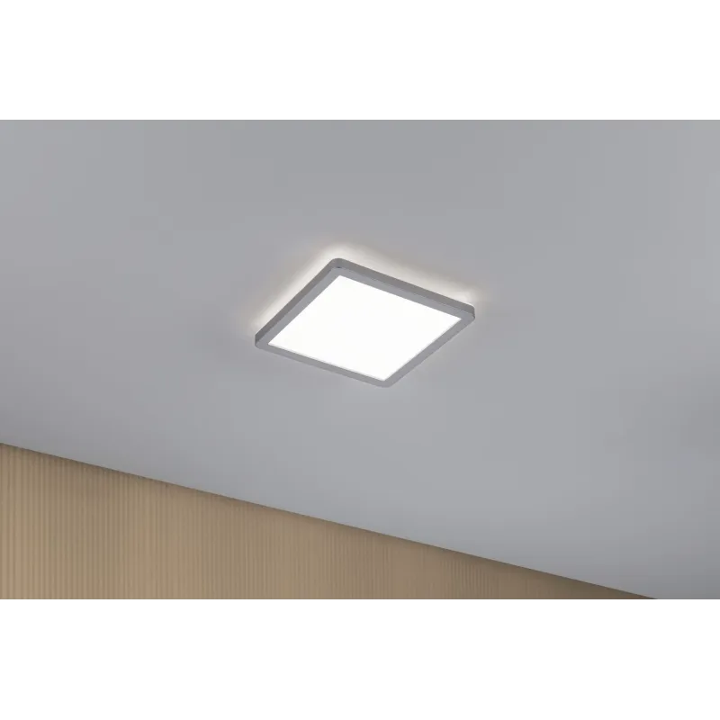 Panneau Atria Shine 11,2W 4000K 190x190mm 230V chrome dépoli plastique