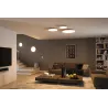 Panneau Velora 300mm 15W blanc switch 230V Métal