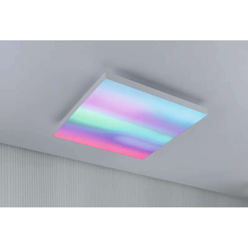 Panneau Velora Rainbow 450x450mm 19W dynamic RGWB blanc 230V Métal