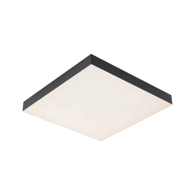 Panneau Velora Rainbow 295x295mm 13,2W dynamic RGBW noir 230V Métal