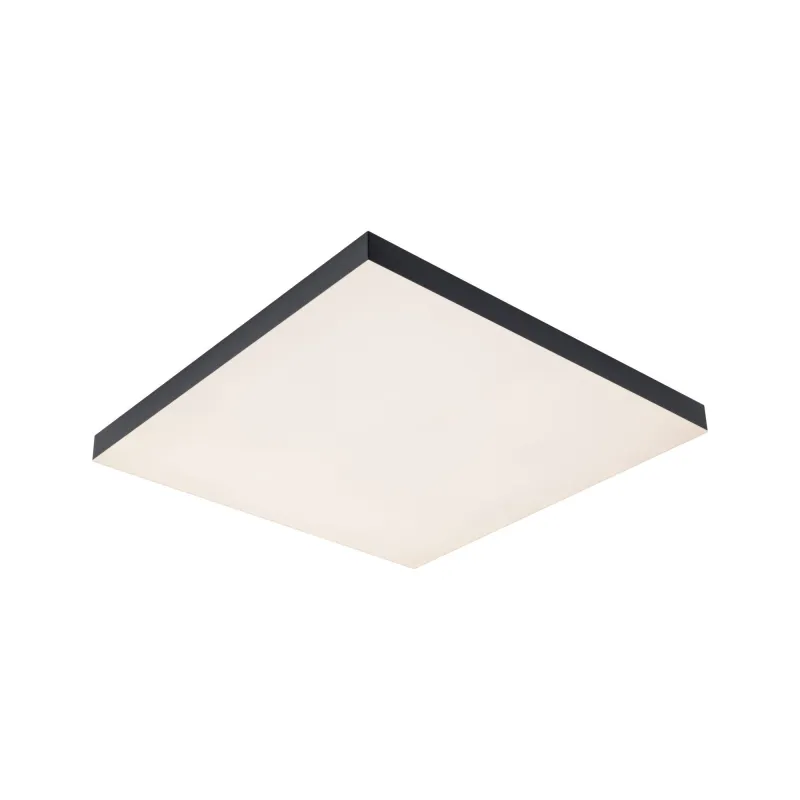 Panneau Velora Rainbow 450x450mm 19W dynamic RGBW noir 230V Métal
