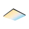 Panneau Velora Rainbow 450x450mm 19W dynamic RGBW noir 230V Métal