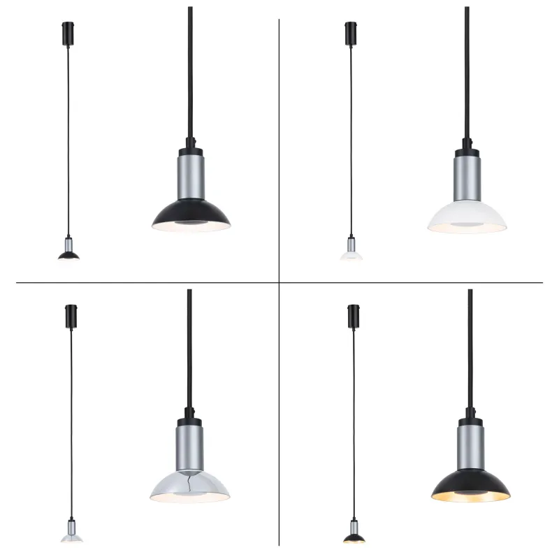 Suspension Runa max 1x_W GU10 Noir/Anthracite 230V métal