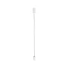 Suspension Runa max 1x_W GU10 Blanc/Gris 230V Métal