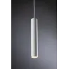 Suspension URail Catalejo max10W GU10 Blanc /Chrome dépoli 230V Métal
