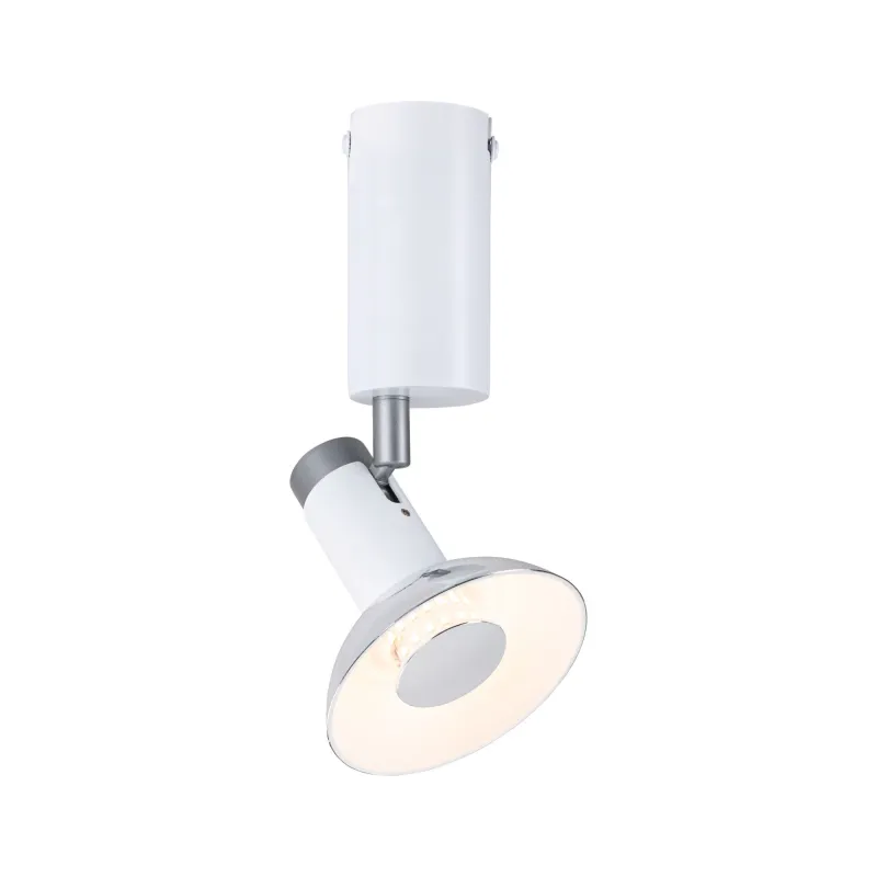 Plafonnier Runa max 1x_W GU10 Blanc/Gris 230V Métal