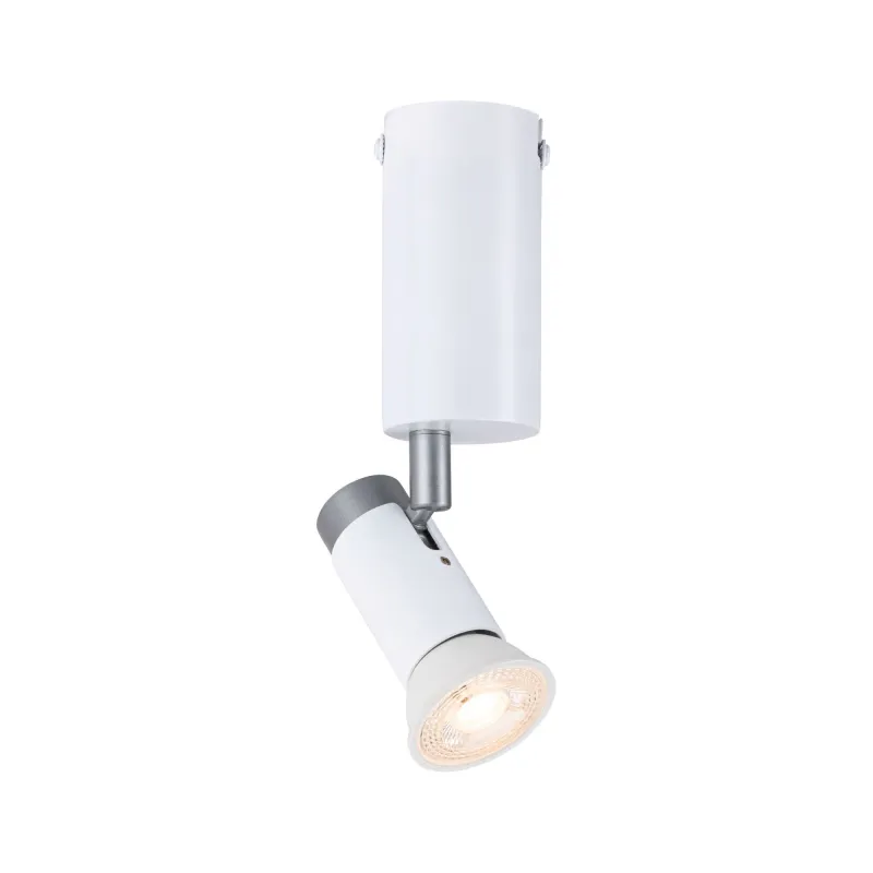 Plafonnier Runa max 1x_W GU10 Blanc/Gris 230V Métal