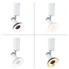 Plafonnier Runa max 1x_W GU10 Blanc/Gris 230V Métal