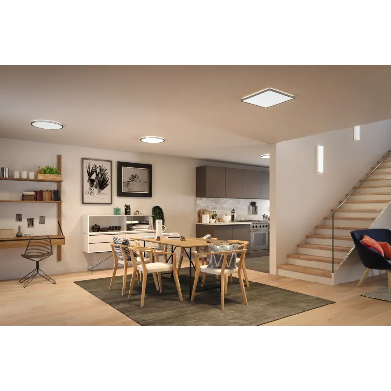 Panneau Atria Shine 22W 4000K 3StepDim 420x420mm 230V chrome dépoli plastique