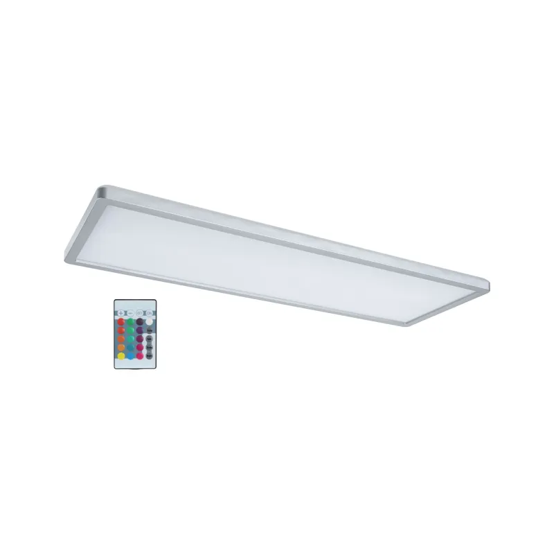 Panneau Atria Shine 20W RGBW 580x200mm 230V chrome dép plastique