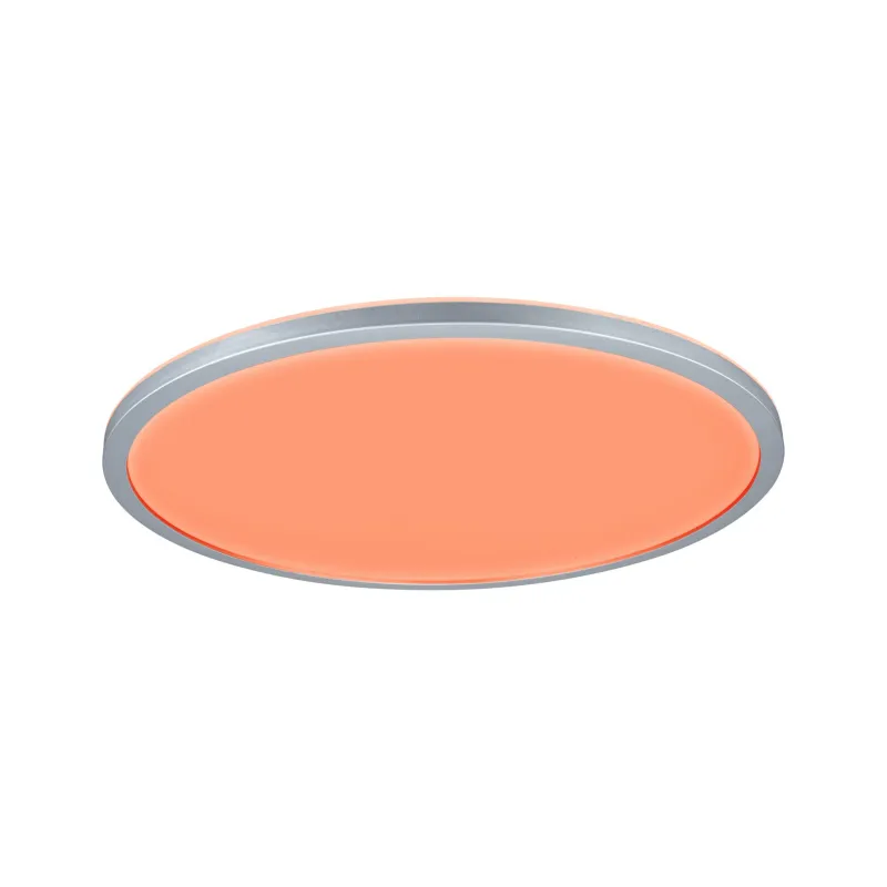 Panneau Atria Shine 20W RGBW 420mm 230V chrome dép plastique