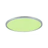 Panneau Atria Shine 20W RGBW 420mm 230V chrome dép plastique