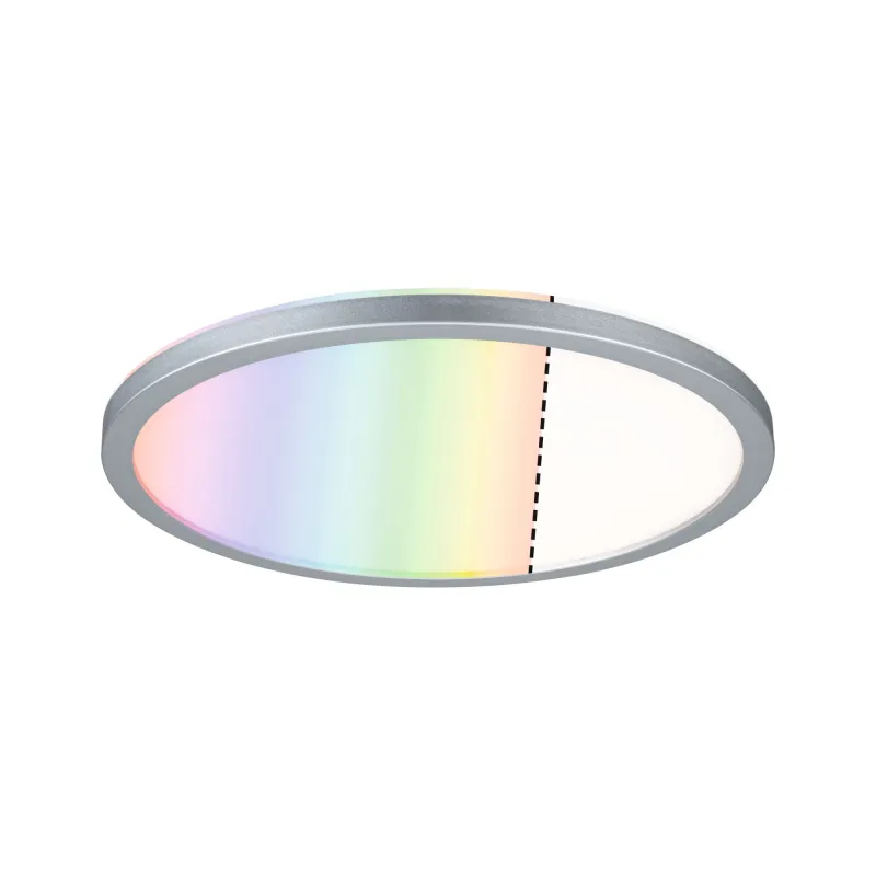 Panneau Atria Shine 12W RGBW 293mm 230V chrome dép plastique