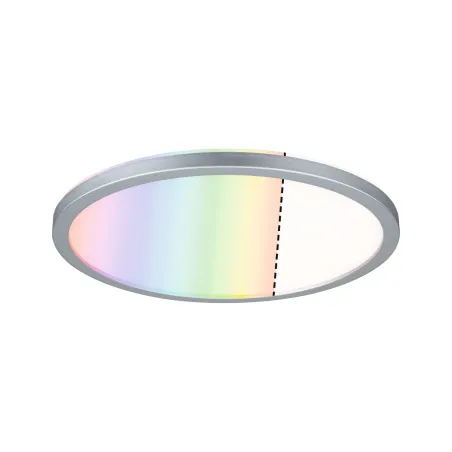 Panneau Atria Shine 12W RGBW 293mm 230V chrome dép plastique