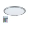 Panneau Atria Shine 12W RGBW 293mm 230V chrome dép plastique