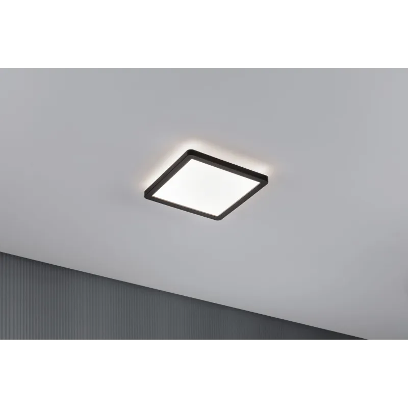 Panneau Atria Shine 11,2W 4000K 190x190mm 230V Noir plastique
