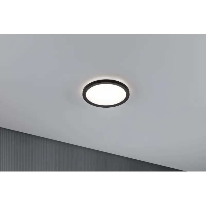 Panneau Atria Shine 11,2W 4000K 190mm 230V noir synthétique