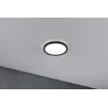 Panneau Atria Shine 11,2W 4000K 190mm 230V noir synthétique