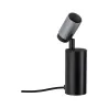 Lampe à poser/applique Runa max 1x_W GU10 Noir/Anthracite 230V métal