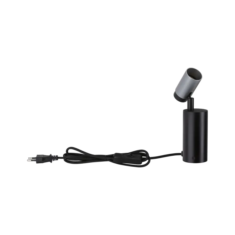 Lampe à poser/applique Runa max 1x_W GU10 Noir/Anthracite 230V métal