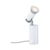Lampe à poser/applique Runa max 1x_W GU10 Blanc/Gris 230V Métal