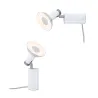 Lampe à poser/applique Runa max 1x_W GU10 Blanc/Gris 230V Métal