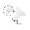 Lampe à poser/applique Runa max 1x_W GU10 Blanc/Gris 230V Métal