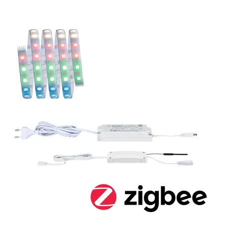 Kit de base MaxLED 500 1,5m Zigbee RGBW Protect Cover IP44 18W 24V 36VA Argent