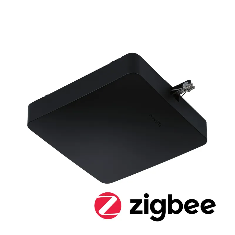 Alimentation milieu URail ZigBee 150W LED Noir dépoli 230V plastique