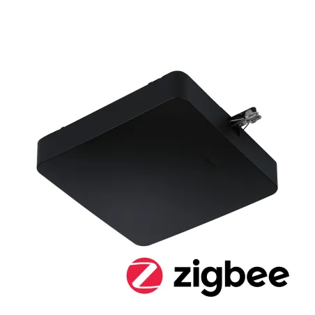 Alimentation milieu URail ZigBee 150W LED Noir dépoli 230V plastique