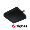 Alimentation milieu URail ZigBee 150W LED Noir dépoli 230V plastique