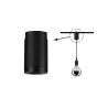 Adaptateur suspension URail Universal Noir dépoli 230 V métal/plastique