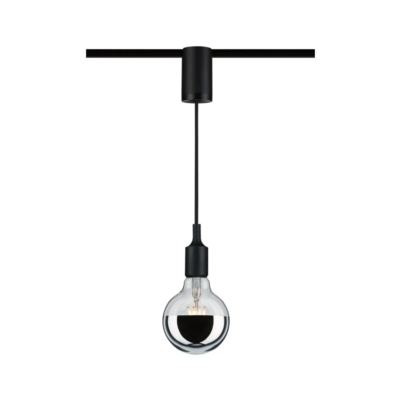 Adaptateur suspension URail Universal Noir dépoli 230 V métal/plastique
