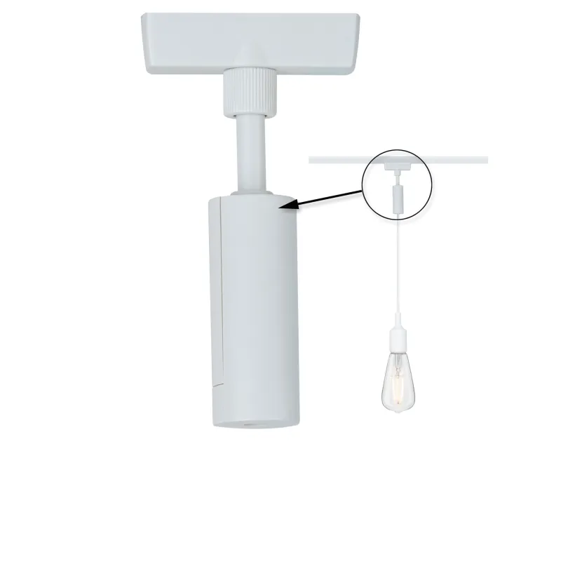 Adaptateur suspension URail Universal Blanc 230 V, métal/plastique