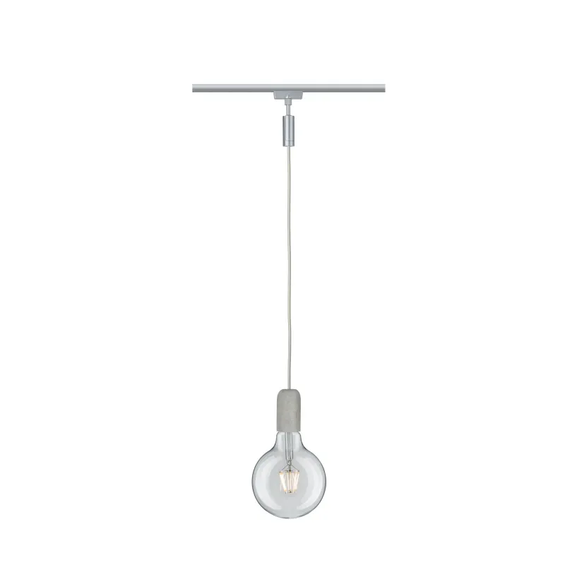Adaptateur Suspension URail Universal Chrome dépoli 230 V métal/plastique