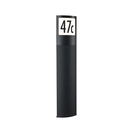 Borne lumineuse ext 230V Padea 3000K Détecteur de mvt IP44 10W anthracite