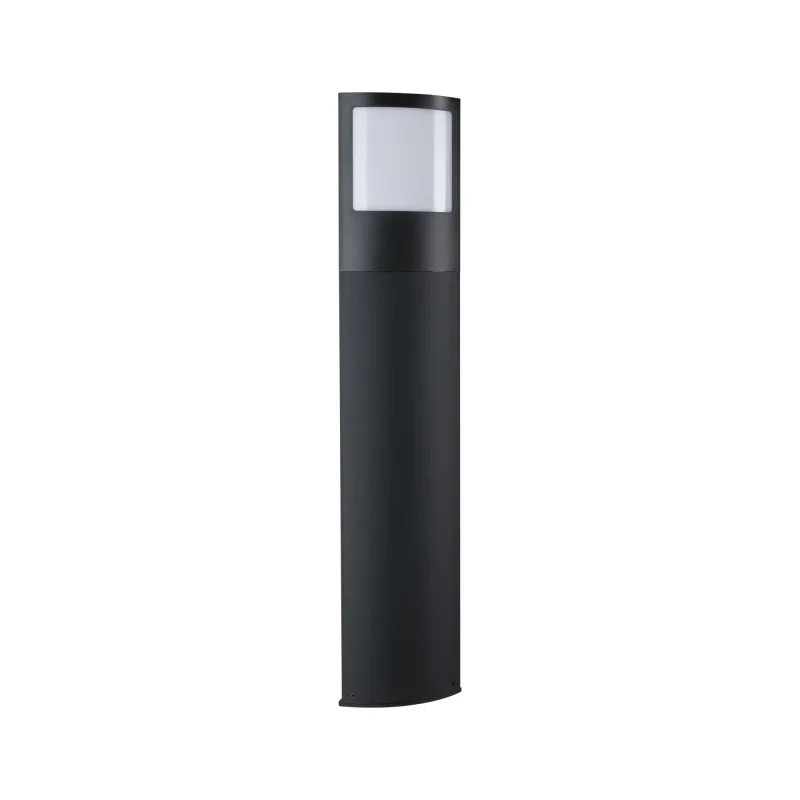Borne lumineuse ext 230V Padea 3000K Détecteur de mvt IP44 10W anthracite