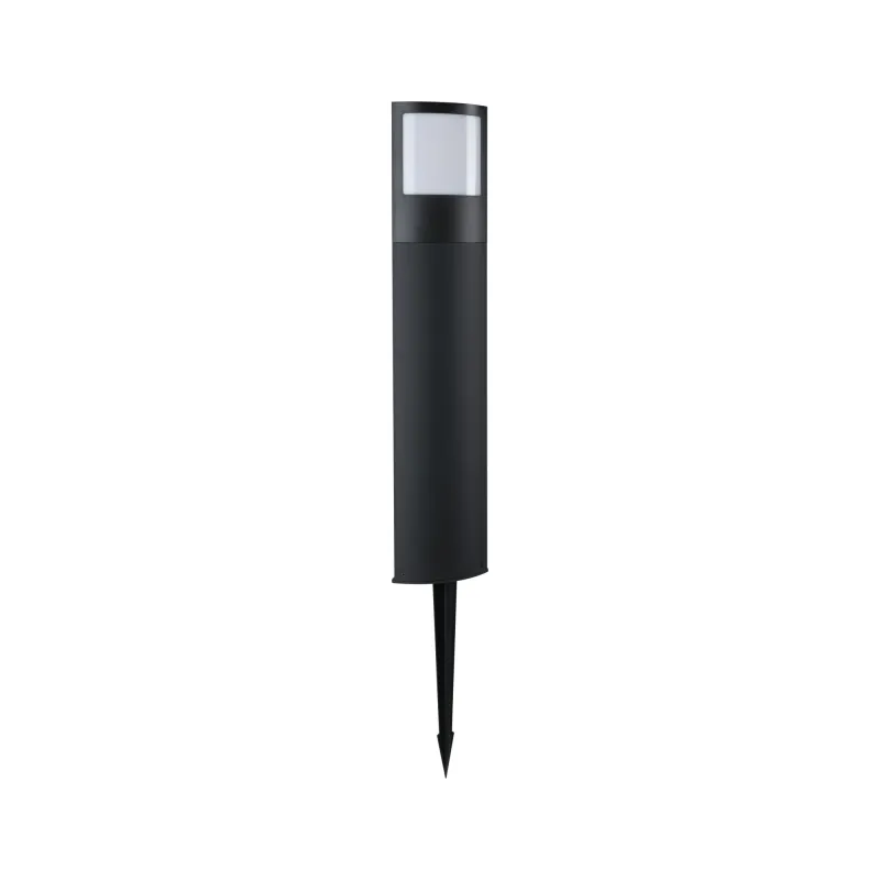 Borne lumineuse ext 230V Padea 3000K Détecteur de mvt IP44 10W anthracite