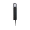 Borne lumineuse ext 230V Padea 3000K Détecteur de mvt IP44 10W anthracite