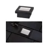 Encastré de sol extérieur solaire Domenic 8x8cm IP67 3000K