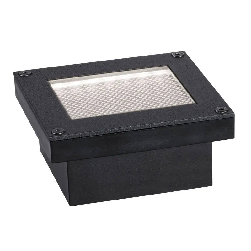 Encastré de sol extérieur solaire Domenic 8x8cm IP67 3000K