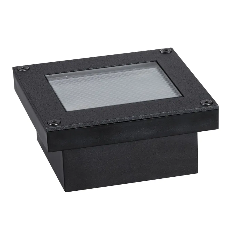 Encastré de sol extérieur solaire Domenic 8x8cm IP67 3000K