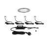 Kit Encastré de sol ext Link+Light 4x0,8W IP67 3000K 12V