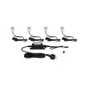 Kit Encastré de sol ext Link+Light 4x0,8W IP67 3000K 12V